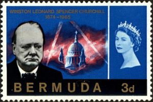 Sir Winston Churchill and St. Paul's Cathedral in wartime