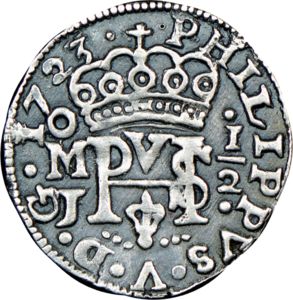 ½ Real (PHILIPVS V)