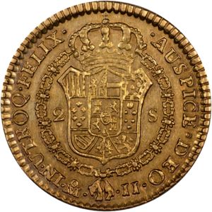 2 Escudos (FERDINAND VII)