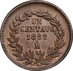 1 Centavo (M Mint Mark)
