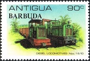 Diesel Locomotives 1 and 10 - Overprinted