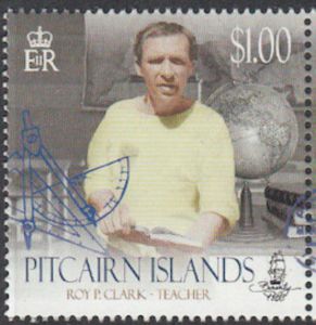 Roy P. Clark Holding a Book - Teacher