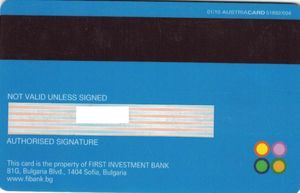 FiBank Visa Electron - 01/10/004