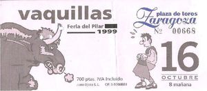 Vaquillas Feria del Pilar