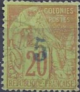 Type Alphée Dubois surcharged