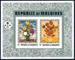 "Mixed Bouquet" (Bosschaert) and "Flowers" (Van Gogh)