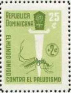 Anopheles Mosquito (Anopheles sp.) and WHO Emblem