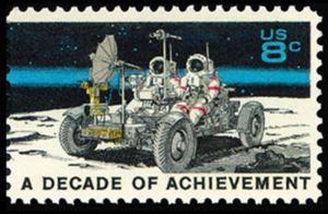 Lunar Rover and Astronauts