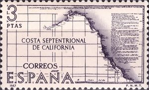 Old Map of Coast of Northern California