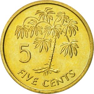 5 Cents (Altered coat of arms)