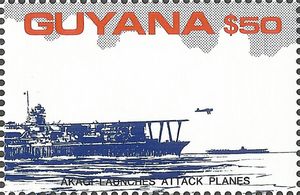 Akagi launches attack planes