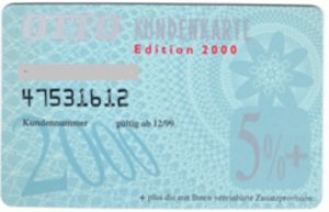 Otto-Kundenkarte