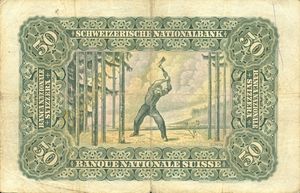 50 Franken/Francs/Franchi