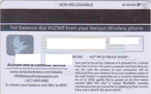 Rebate Card