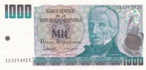 1,000 Pesos Argentinos