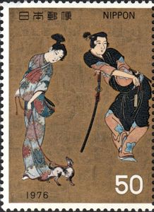 Hikone Folding Screen (detail), 17th century