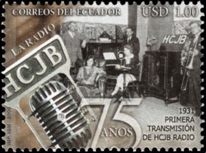 Microphone and broadcasting studio from 1931