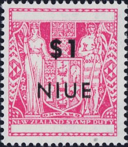 Coat of Arms - Surcharged in black