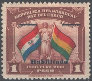 Paraguay-Bolivia Flags