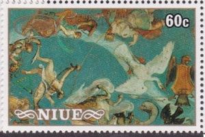 Detail fresh the Costellations by Giovanni de Vecchi