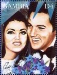 Elvis with His Wife, Priscilla