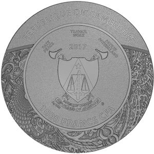 1,000 CFA Francs (Tibetan Carved Skull)