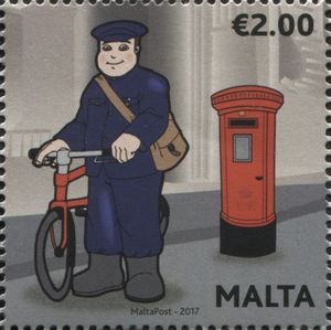 Delivery of Letters (Bicycle)
