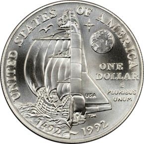 1 Dollar (Christopher Columbus Quincentenary)