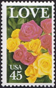 Roses and 'LOVE'
