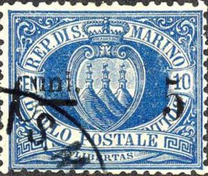 Definitive 1892 overprinted