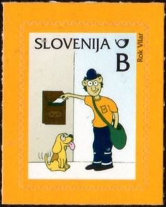 Postman Pavli and dog Luc