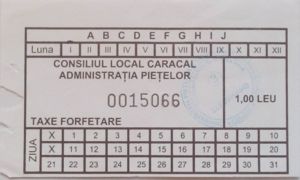 Taxa forfetara Primaria Caracal