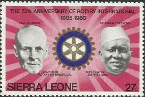 Rotary Intl., 75th Anniv.