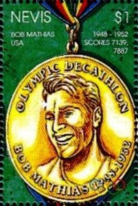 Bob Mathias (USA) on Medal