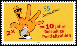 Postal codes and hand