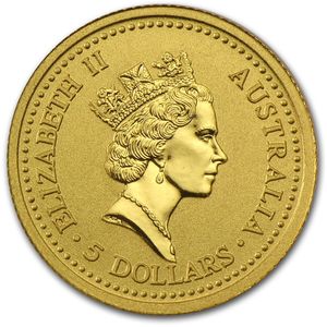 5 Dollars (Bullion – Red Kangaroo)