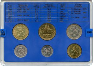 Various Markkaa (Mint set 1987 - Finnish version)