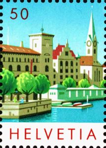 Townscape of Zürich