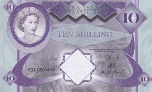 10 Shilling Queen Elizabeth II