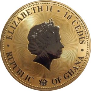 10 Cedis (China Panda)