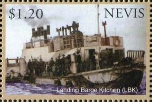 Landing barge kitchen