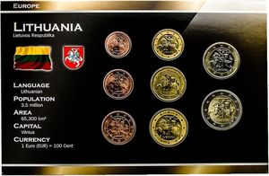 Various Litas (Coin set 2015)
