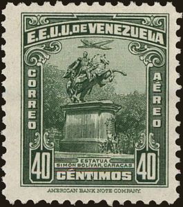 Statue of Bolivar at Caracas