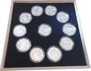 Various Shillings (Proof set 1998 - Wildlife)