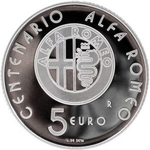5 Euro (100th Anniversary of Alfa Romeo)