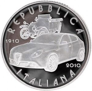 5 Euro (100th Anniversary of Alfa Romeo)