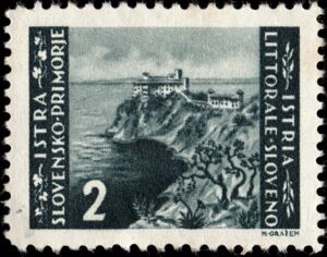 Duino castle - Print in Lubiana