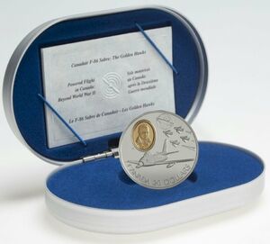 20 Dollars (Aviation, Canadair F-86 Sabre. Fern Villeneuve)