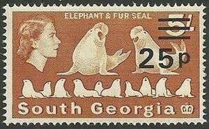 Elephant & Fur Seal - surcharged