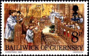 Midnight mass St. Peter Port Church